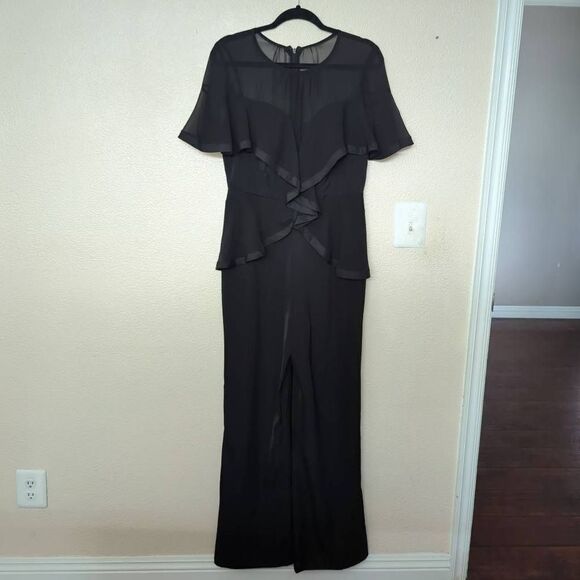 NWT Anthropologie Harlyn Amaris Flutter-Sleeved Jumpsuit. M - Picture 5 of 12